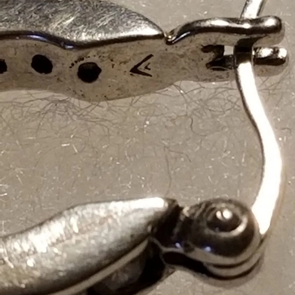 Silpada Sterling Silver & Cubic Zirconia Earrings - Picture 5 of 8